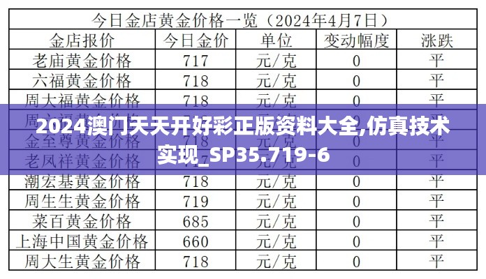 2024澳门天天开好彩正版资料大全,仿真技术实现_SP35.719-6