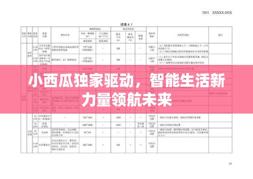 小西瓜独家驱动，智能生活新力量领航未来