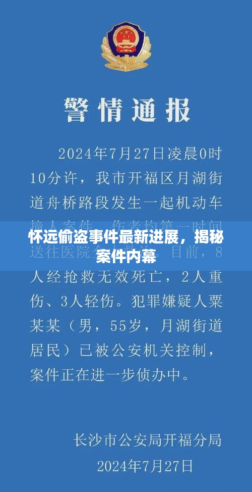 怀远偷盗事件最新进展，揭秘案件内幕