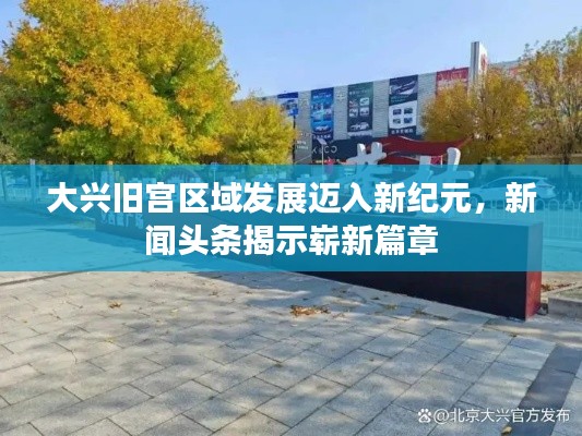 大兴旧宫区域发展迈入新纪元，新闻头条揭示崭新篇章
