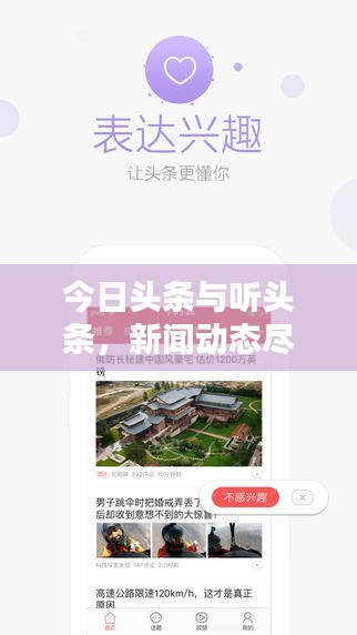 今日头条与听头条，新闻动态尽在掌握